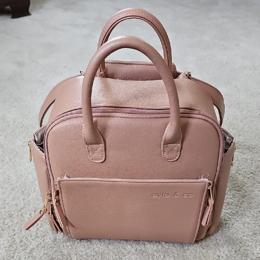 Ayala & Co Mini Diaper Bag Brown